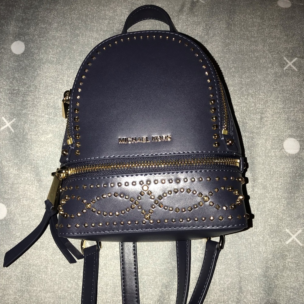 Michael Kors Rhea studded mini backpack